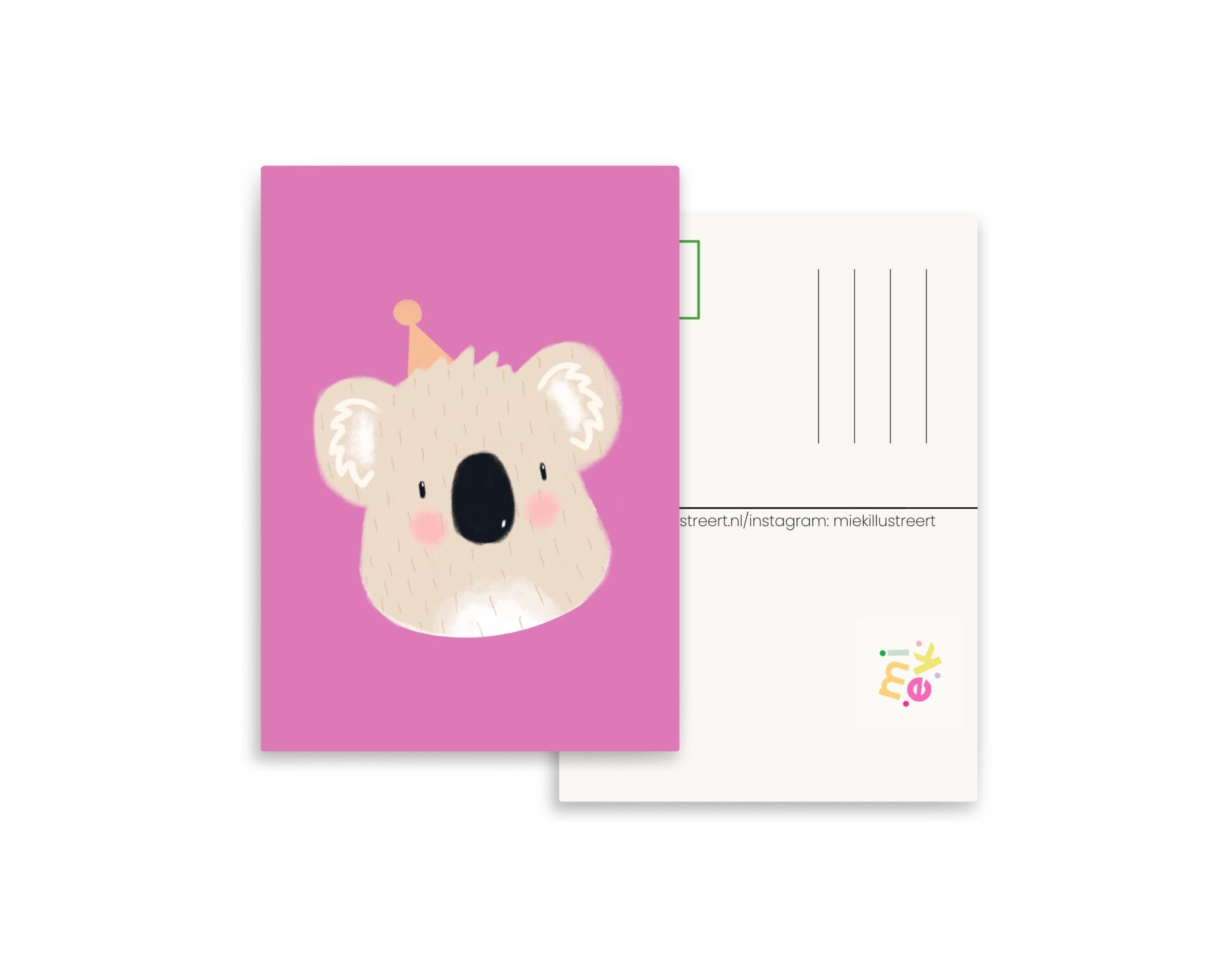 Koala | Roze | Kaart