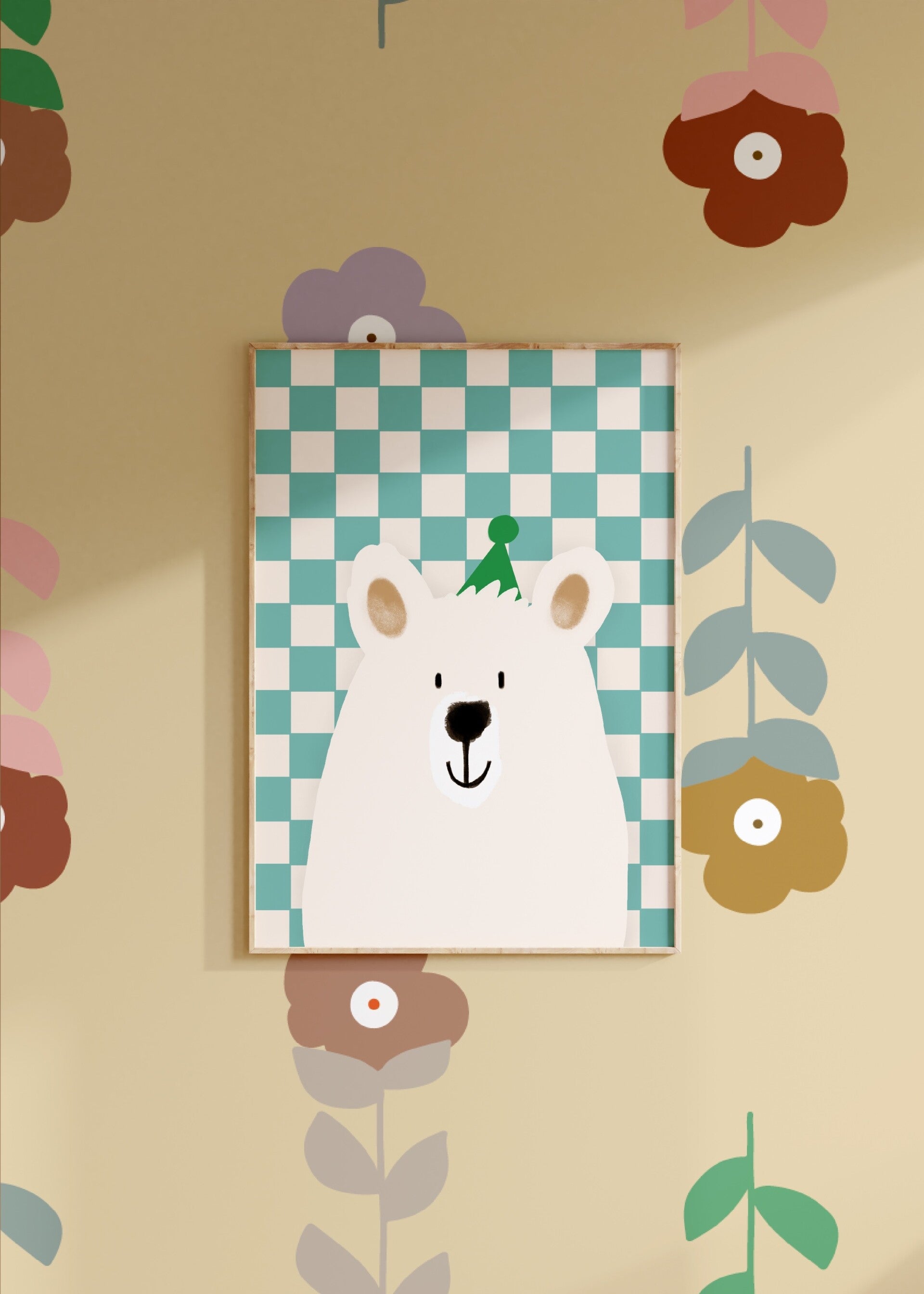 Pelle | Blokjesbeer | Poster