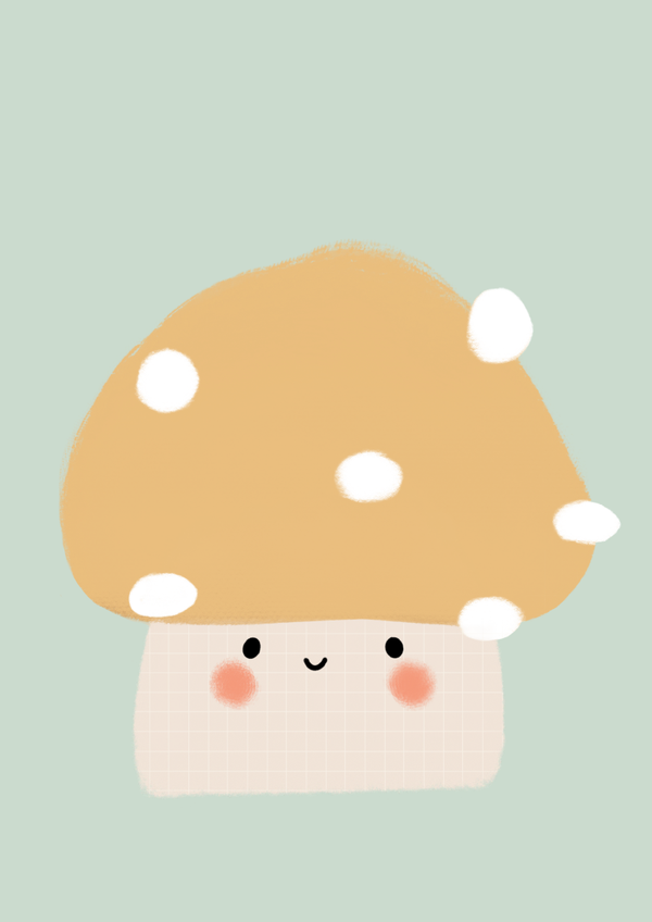 Foppe | paddenstoel | Poster