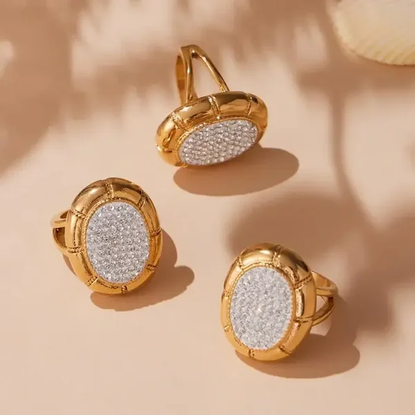 BOUCLE D'OREILLES ET SA BAGUE
