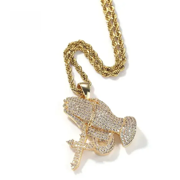 Collier élégant prayed god