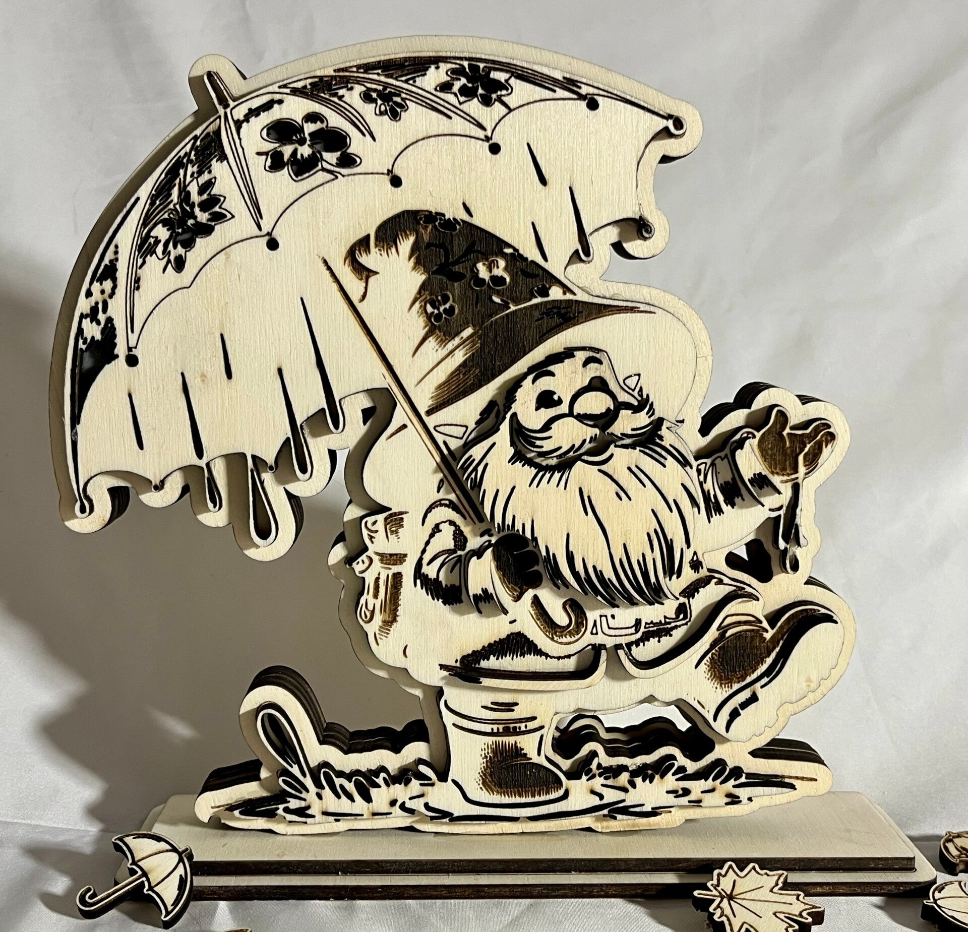 Datei Wichtel mit Regenschirm