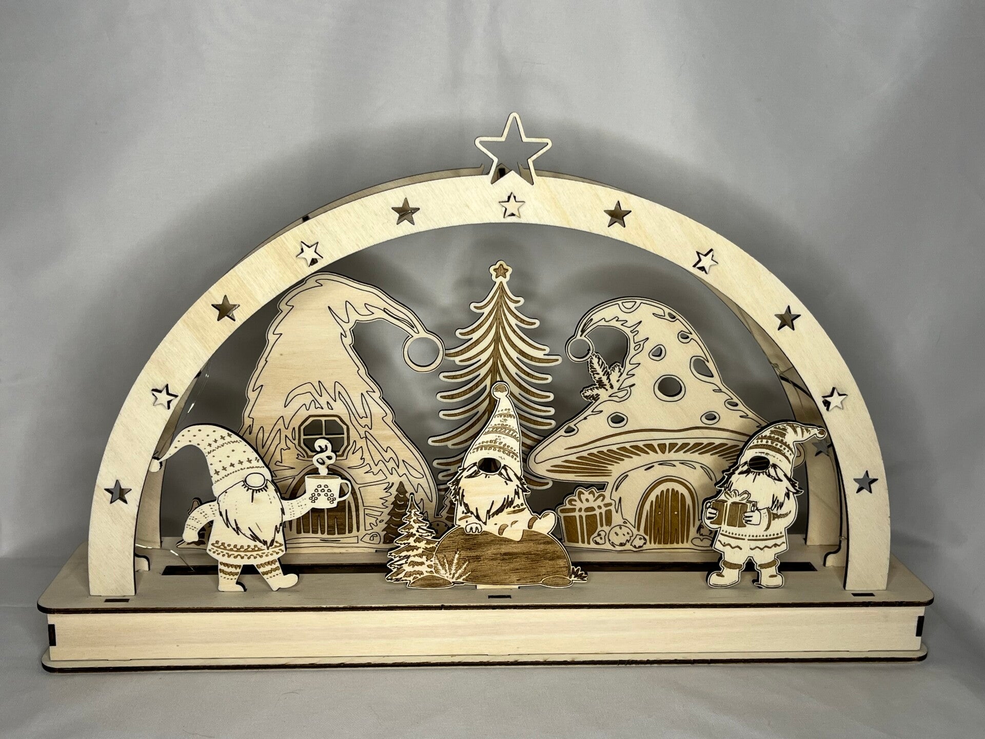 Datei Lichterbogen Wichtelhäuser 3mm Holz