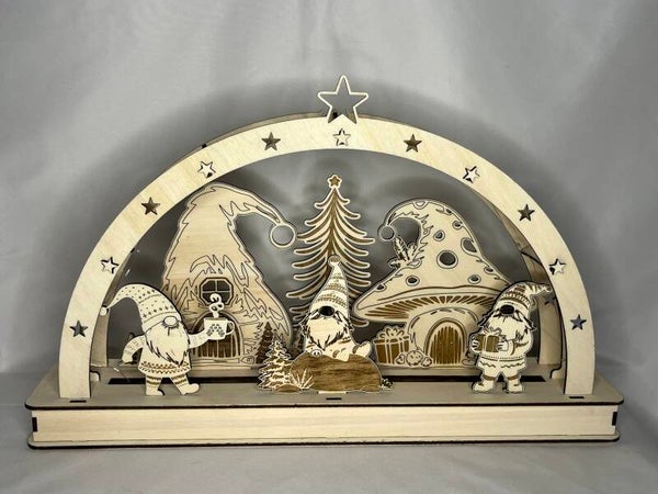 Datei Lichterbogen Wichtelhäuser 3mm Holz