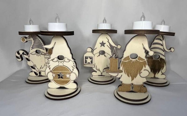 Datei Wichtel Teelichter 5er Set 4mm