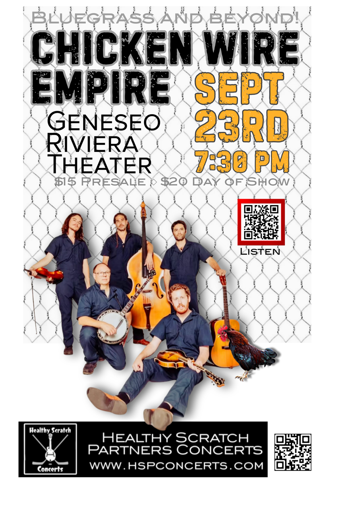 CHICKEN WIRE EMPIRE ☆ Live in Concert! | Healthy Scratch Partners Concerts