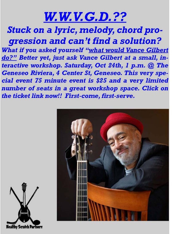 Songwriting Workshop with Vance Gilbert