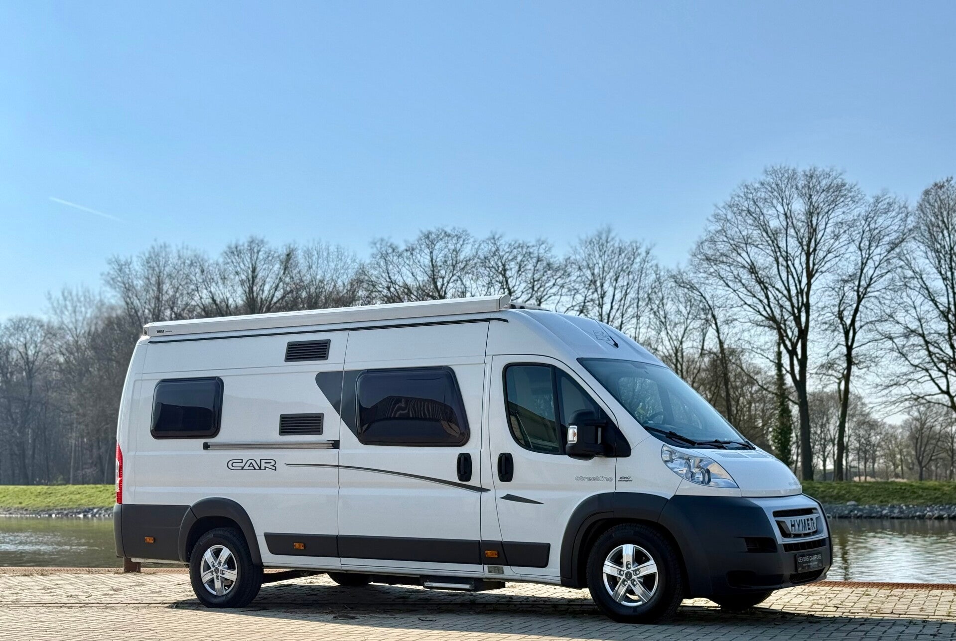 Hymer Car 372 buscamper met enkele bedden, topstaat 2.3 Mjet