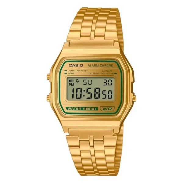 Casio Vintage Montre Iconic Green Accent A158WEGV-9AEF