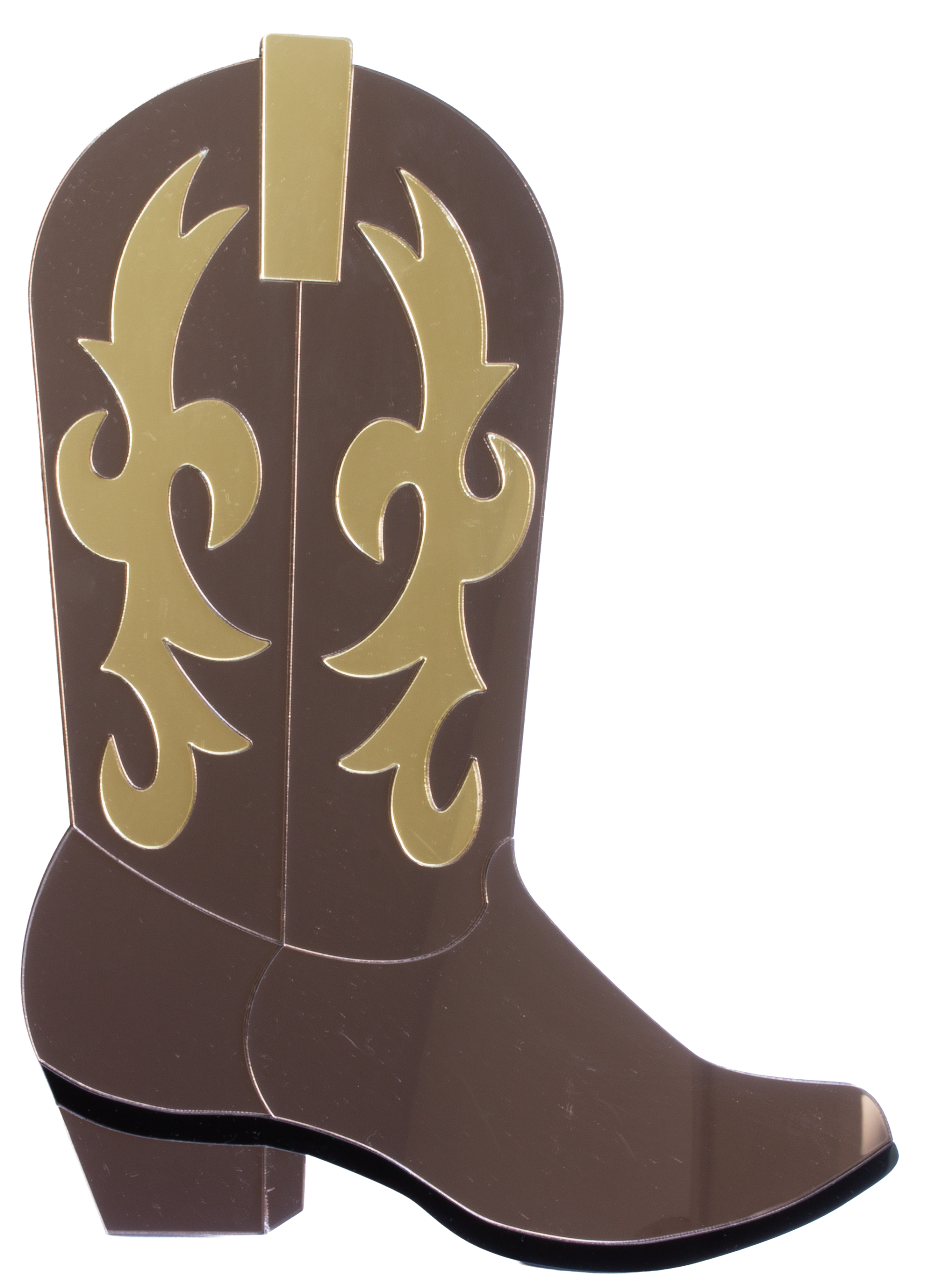 Cowboylaars | Bruin en goud | Studio Straal