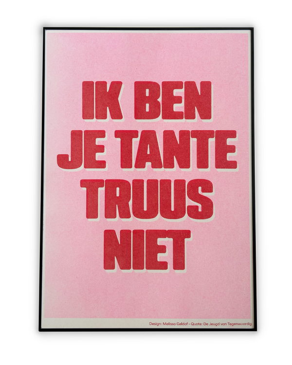Tante Truus Riso EOS | Melissa Geldof