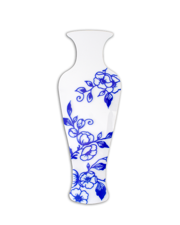Grafisch Delfts blauw – Silhouet I | Studio Straal