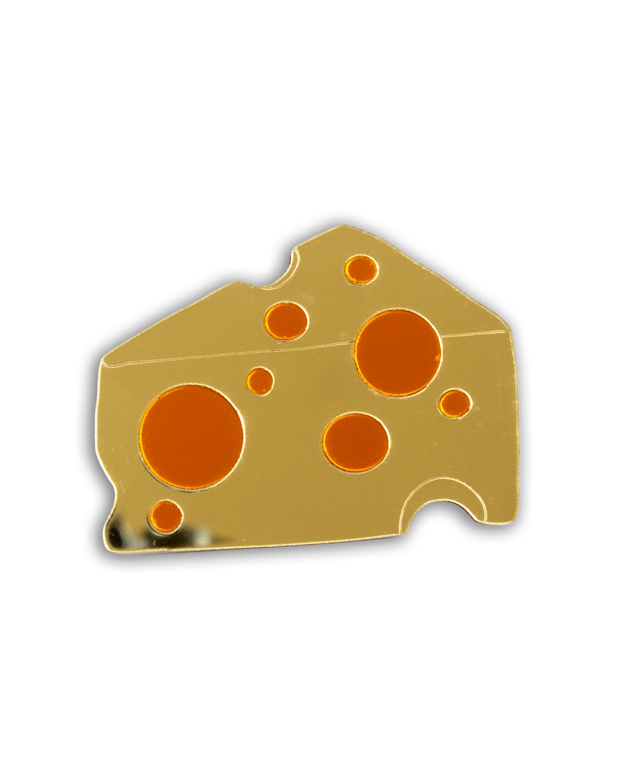 Kaasblokje broche | Studio Straal