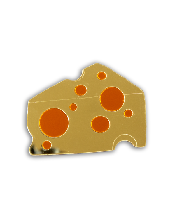 Kaasblokje broche | Studio Straal