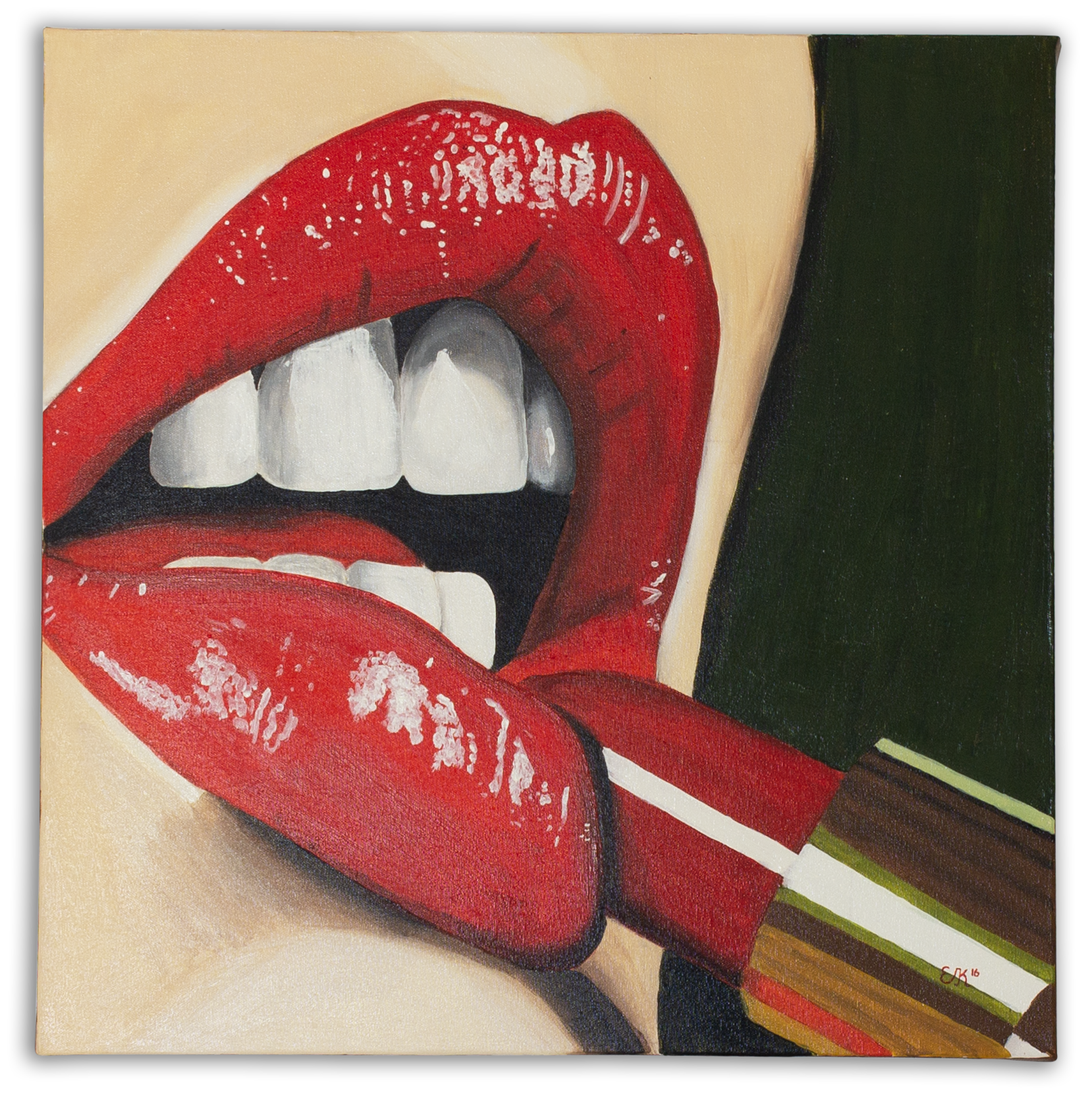 Red lipstick | Emma Knoops