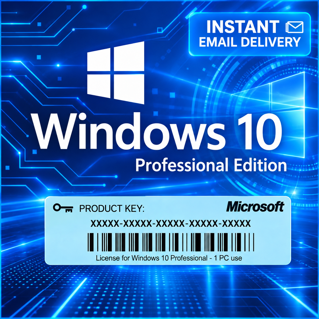 Windows 10 Professional Serial key Digitale