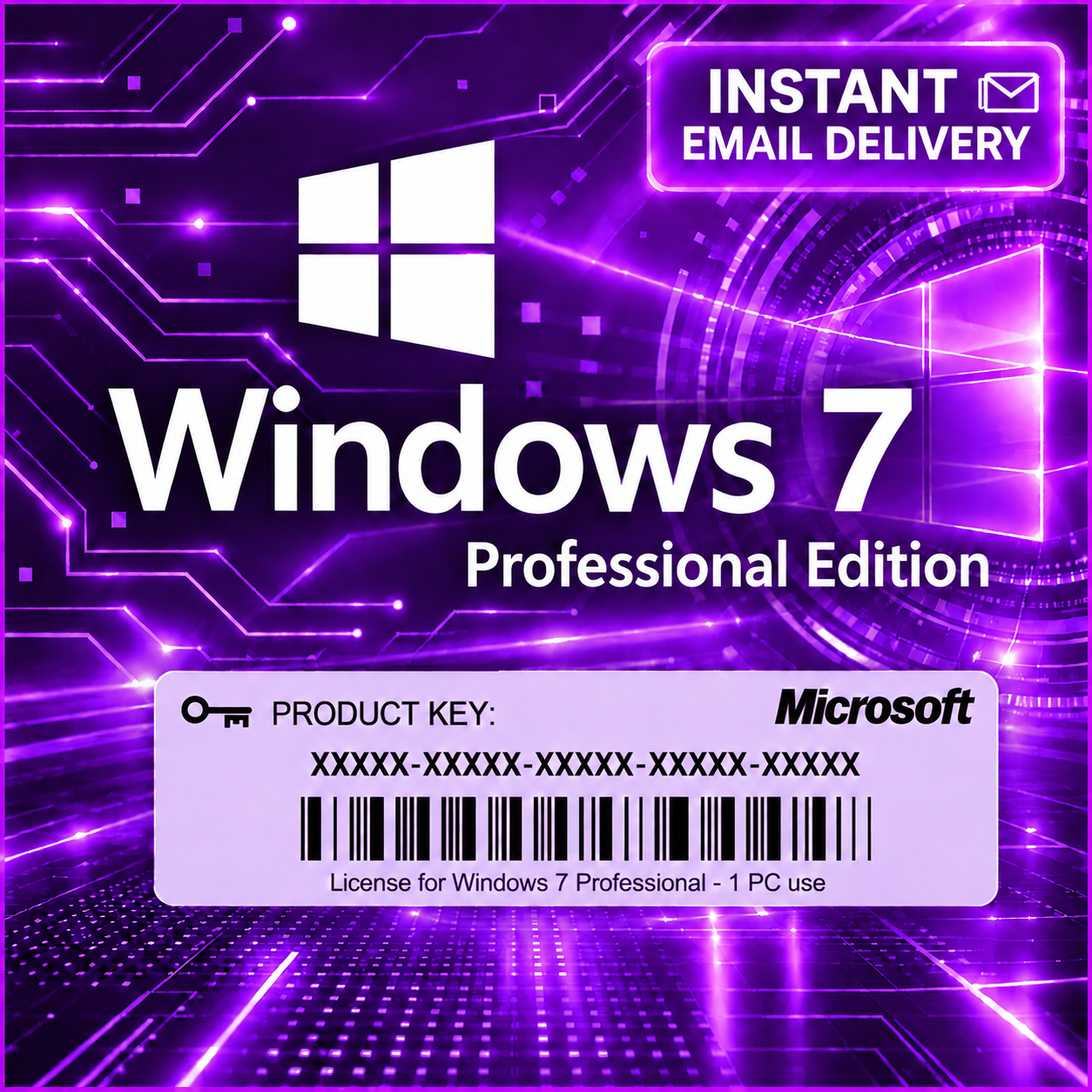 Windows 7 Professional Serial key Digitale