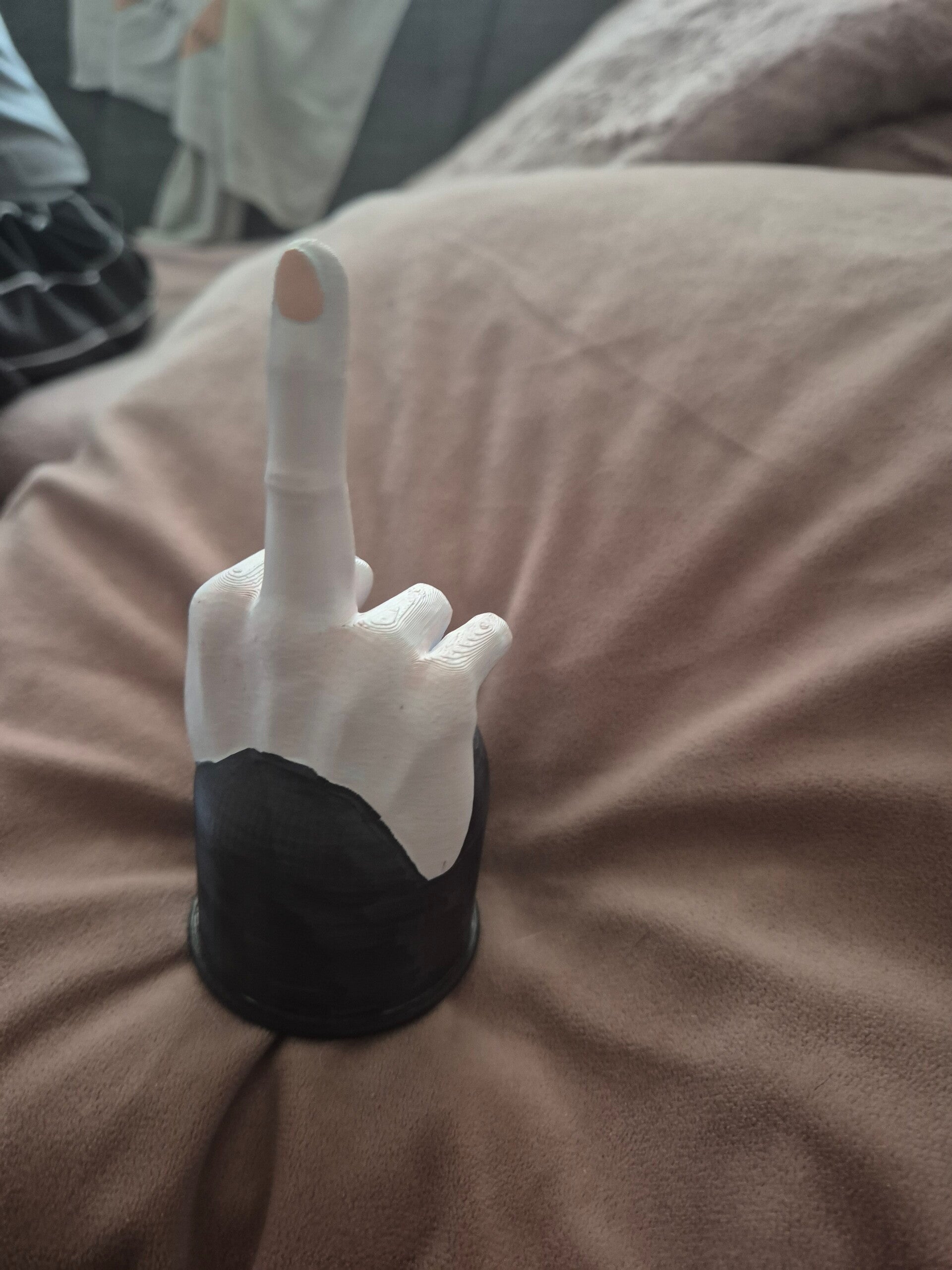 Anhängerkupplung Stinkefinger