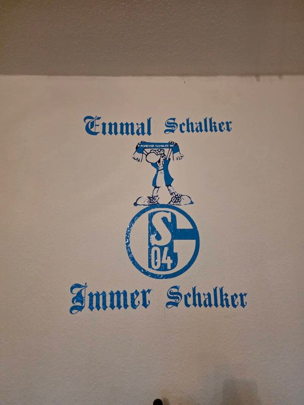 Schalke Wandtattoo