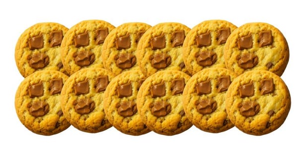 12 stuks double chocolate chip cookie