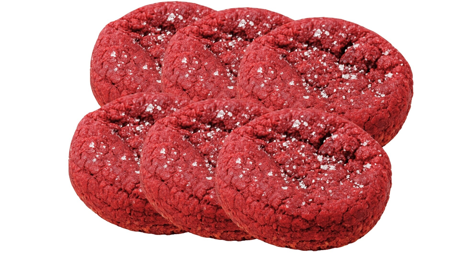 6 stuks redvelvet cookie