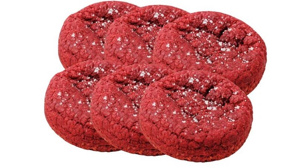 6 stuks redvelvet cookie