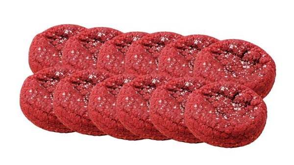 12 stuks red velvet cookie