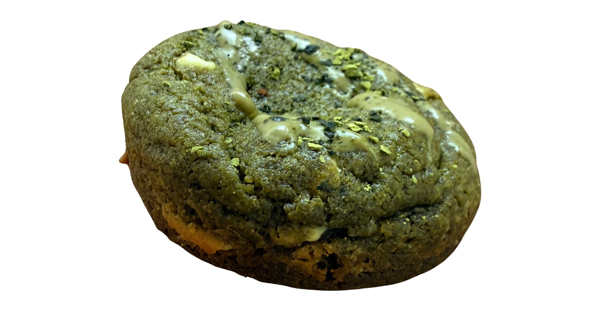 1 stuk matcha blueberry white chocolate cookie