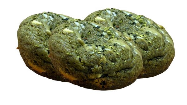 3 stuks matcha white chocolate cookie