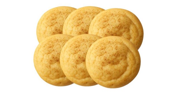 6 stuks  Cinnamon roll cookie