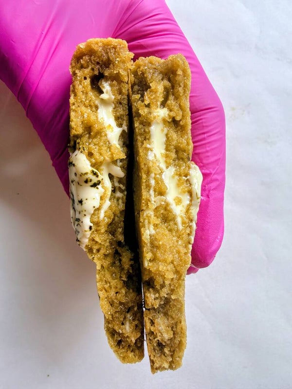 Matcha white chocolate cookie