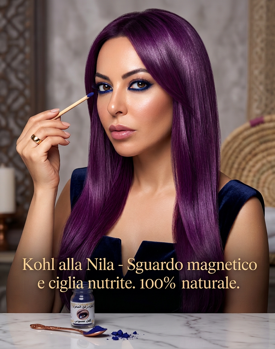 Eye-liner khol blu alla Nila con applicatore