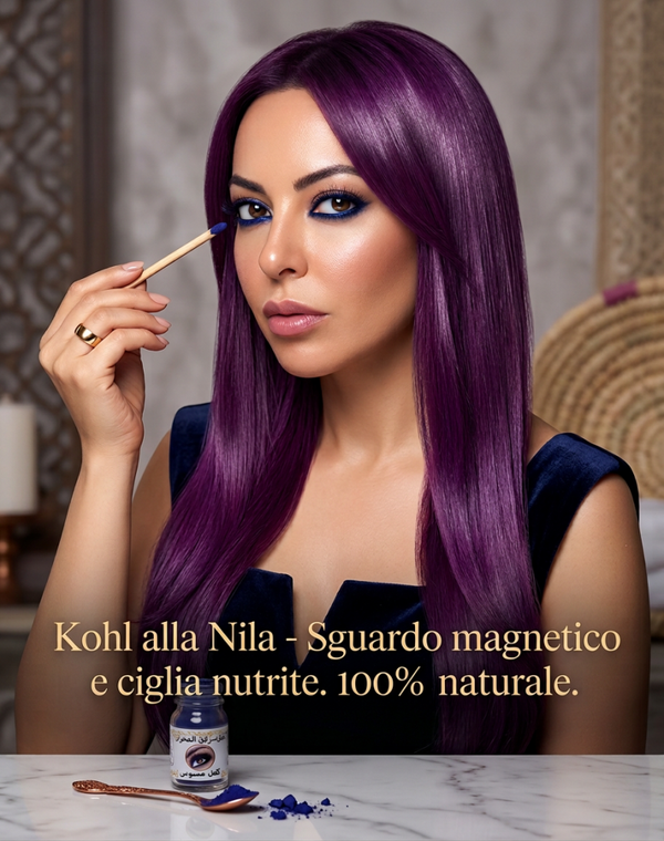 Eye-liner khol blu alla Nila con applicatore