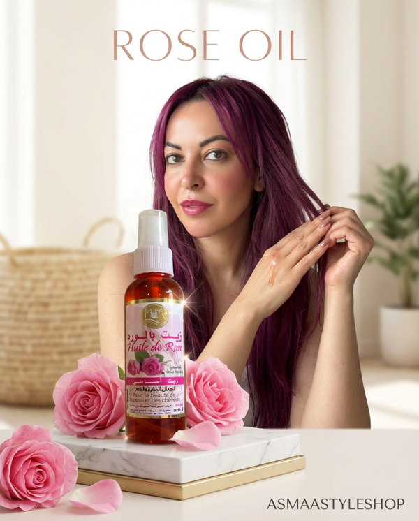 Olio profumato in spray di rose rosse del Marocco
