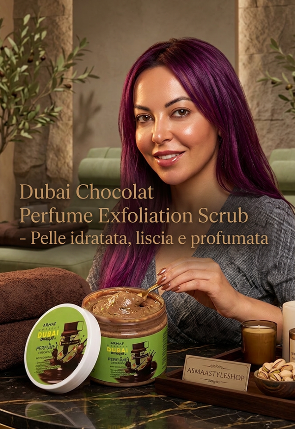 Novità scrub viso e corpo Dubai chocolat