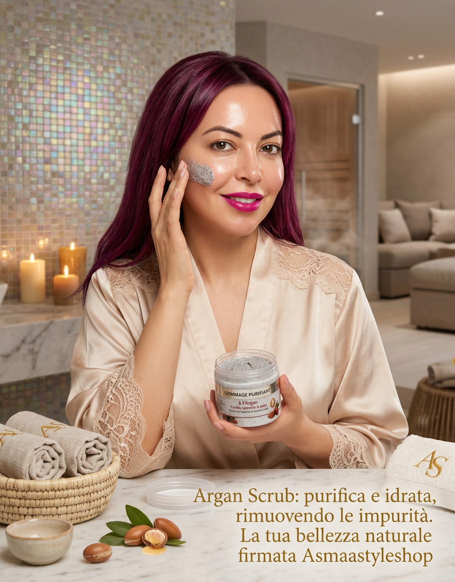 Novità gommage al Argan nutriente e purificante per viso e corpo