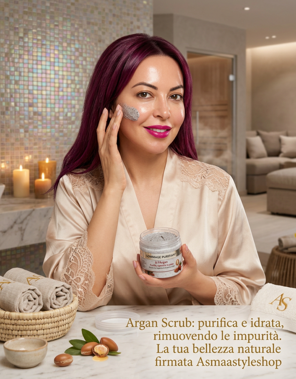 Novità gommage al Argan nutriente e purificante per viso e corpo