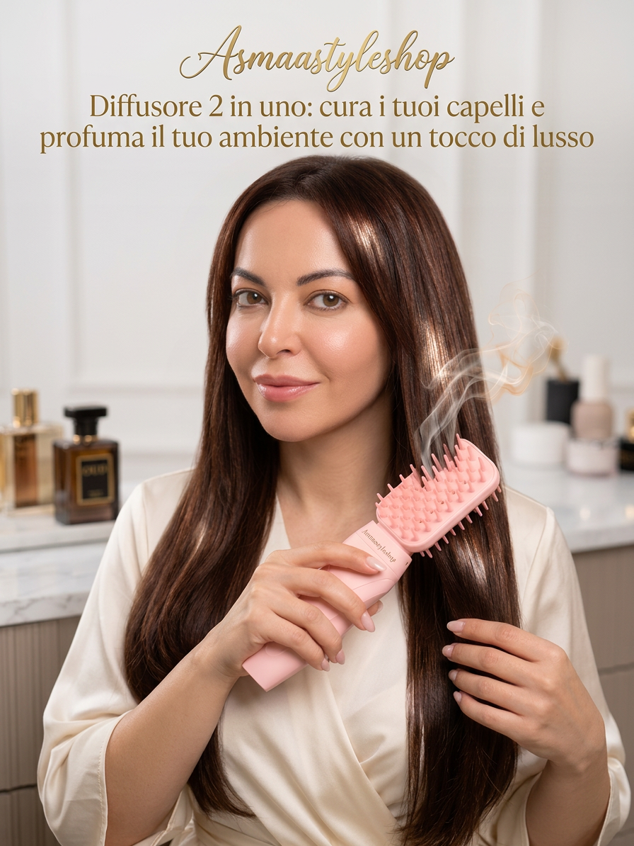 Spazzola oud 2 in 1 per profumare i capelli e l’ambiente