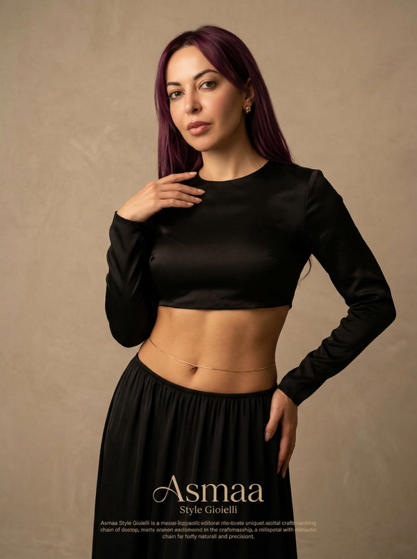 Asmaa Style Gioielli cartella placcato oro per risaltare la tua femminilità