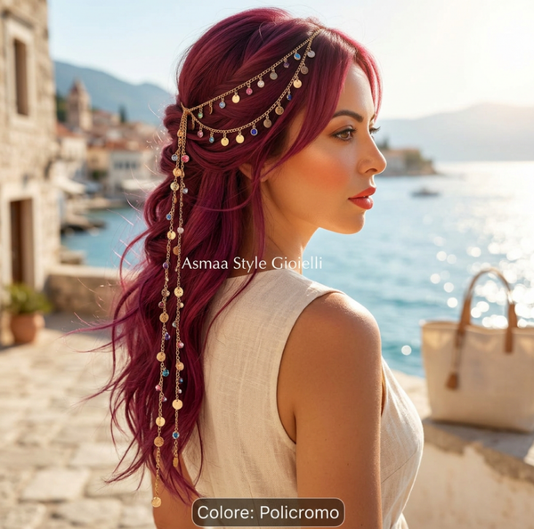 Asmaa style Gioielli accessorio Capelli Luce d’Oriente