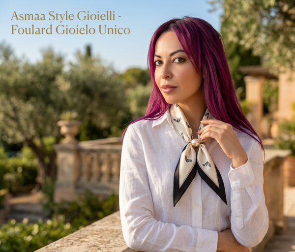 Asmaa Style Gioielli Foulard eleganza illumina il tuo sguardo