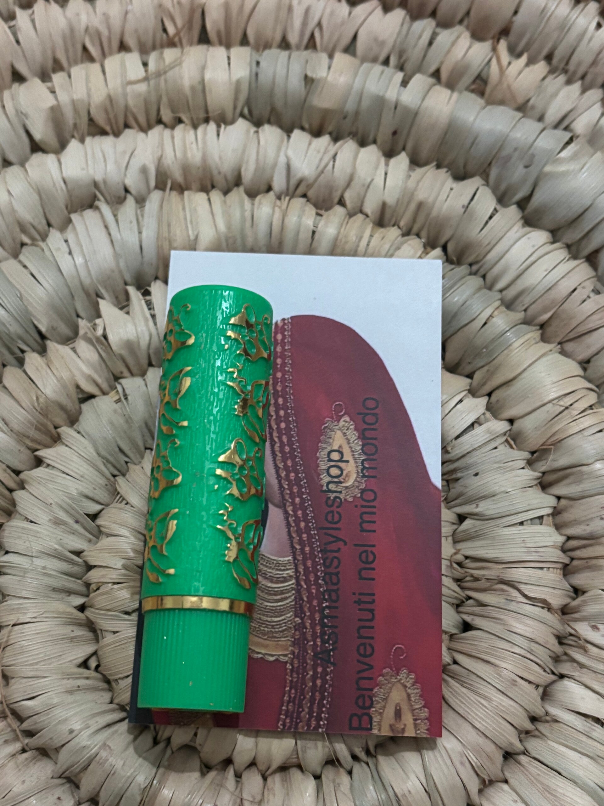 Rossetto verde in formato regalo