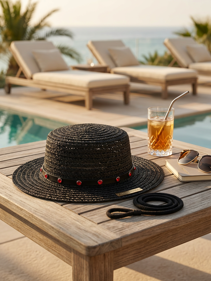 Asmaa Style Cappello Straw-Couture