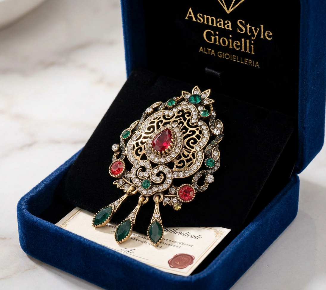Asmaa Style Gioielli Spilla tradizione del Marocco