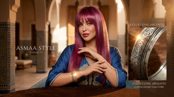 Asmaa Style Gioielli bracciale artigianale marocchino