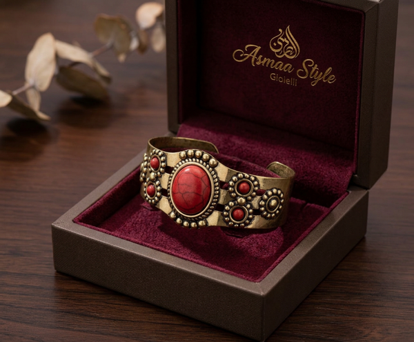 Asmaa Style Gioielli Bracciale artigianale regolabile