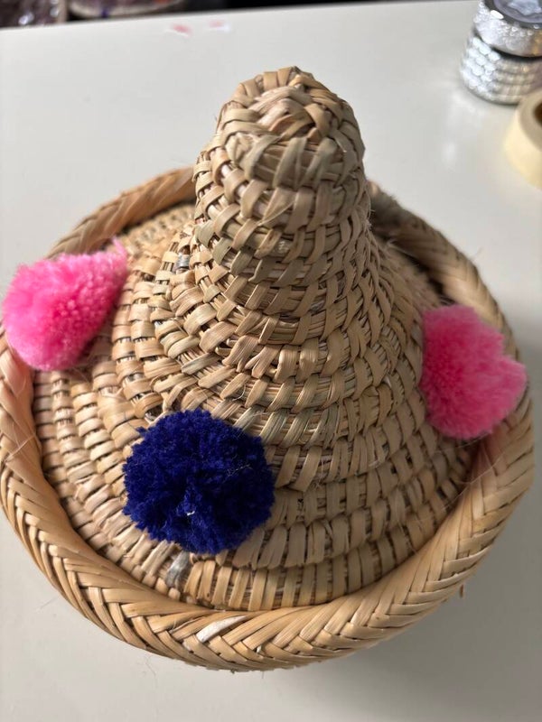 Bellissima cesta fatta a mano del Marocco