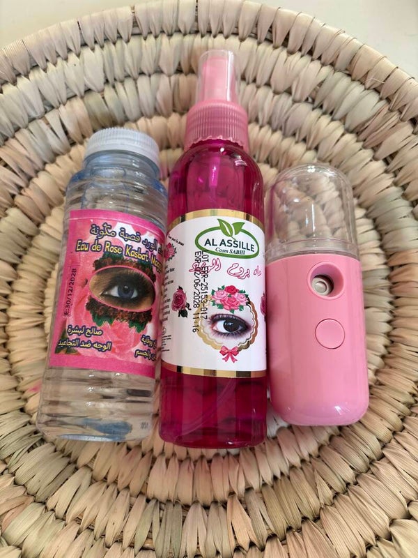 Set acque di rose in omaggio vaporizzatore