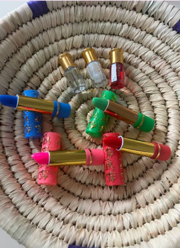 Mini box 3 profumi arabi roll-on 4 rossetti 24 ore del Marocco