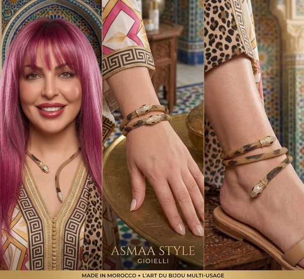 Asmaa Style Gioiello Collier multiuso Sahara